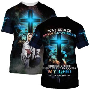 Way Maker Miracle Worker Jesus Stretched Out His Hand 3D T Shirt Christian T Shirt Jesus Tshirt Designs Jesus Christ Shirt 2 e03nba.jpg