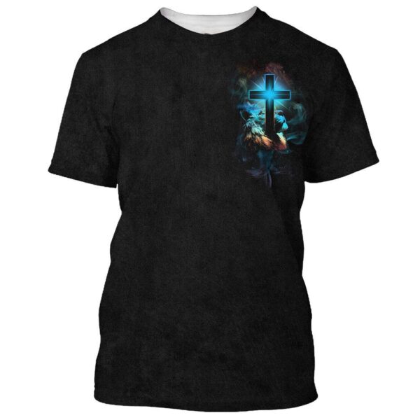 Way Maker Miracle Worker Lion Cross 3 3D T Shirt, Christian T Shirt, Jesus Tshirt Designs, Jesus Christ Shirt