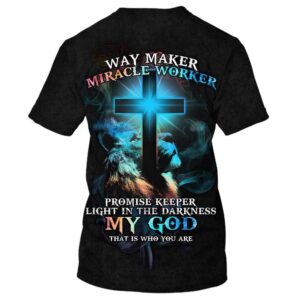 Way Maker Miracle Worker Lion Cross 3 3D T Shirt Christian T Shirt Jesus Tshirt Designs Jesus Christ Shirt 2 sqsfps.jpg