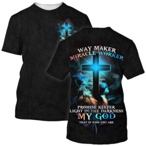 Way Maker Miracle Worker Lion Cross 3 3D T Shirt Christian T Shirt Jesus Tshirt Designs Jesus Christ Shirt 3 s73n1a.jpg