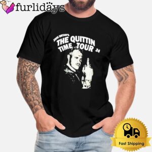 Awesome Zach Bryan Middle Finger The Quittin Time Tour 2024 T-shirt