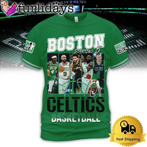 Basketball The Boston Celtics NBA Finals 2024 All Over Print T-Shirt
