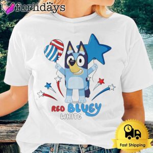 Bluey Family 4th Of July Unisex T-Shirt
