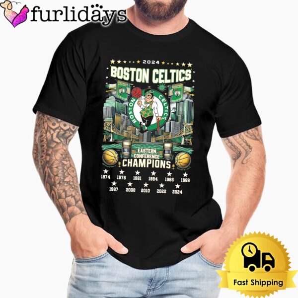 Boston Celtics 2024 18 Time NBA Champions T-Shirt