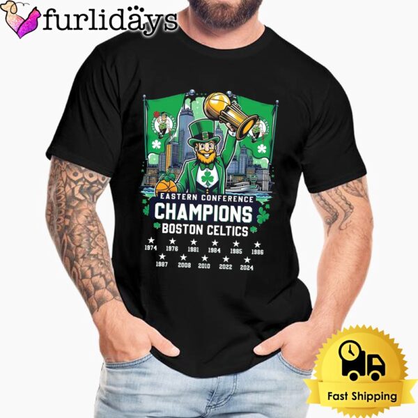 Boston Celtics 2024 Eastern Conference Champions T-Shirt