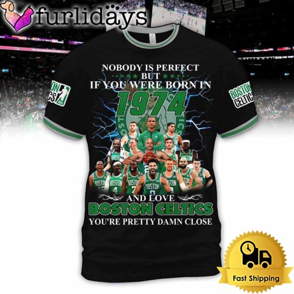Boston Celtics 2024 NBA Finals Champions Nobody Is Perfect All Over Print T-Shirt