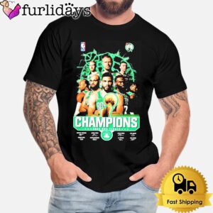 Boston Celtics Basketball Team 2024 NBA Finals Champions Fan Celebrating T Shirt