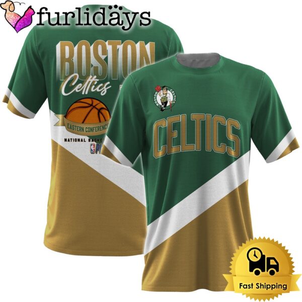Boston Celtics National Basketball Association All Over Print T-Shirt