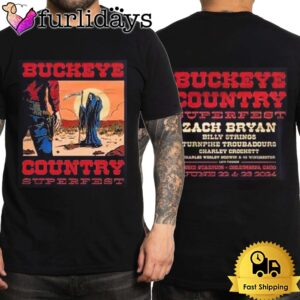 Buckeye Country Superfest 2024 In Columbus Ohio Merch Cowboy Dual Death Unisex T-Shirt