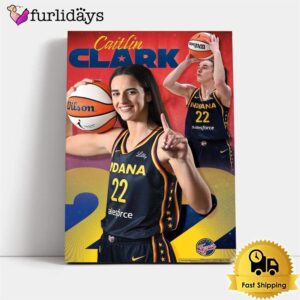 Caitlin Clark 2024 International WNBA Indiana Fever Poster Canvas