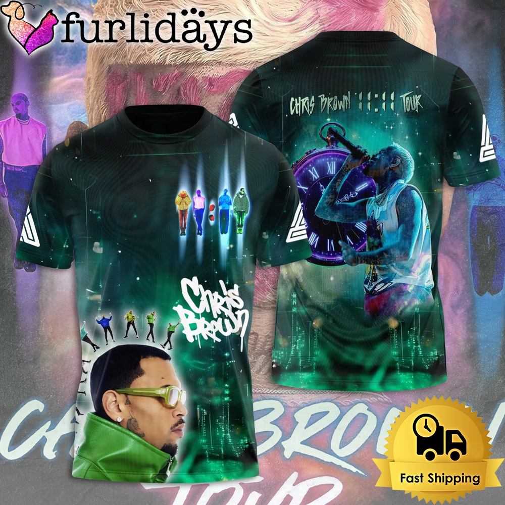 Chris Brown Breezy 2024 Tour All Over Print T-Shirt