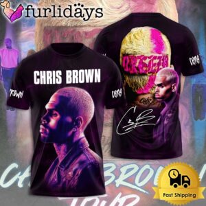 Chris Brown Signature Breezy Album All Over Print T-Shirt