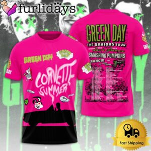 Corvette Summer Green Day The Saviors Tour Schedule 2024 All Over Print T-Shirt