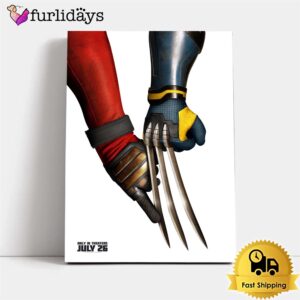 Deadpool And Wolverine IMAX New Poster Releasing In Theaters On July 26 Wall Decor Poster Canvas
