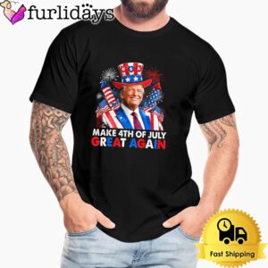 Donald Trump Patriotic Firework Make Great Again 4th Of July T-Shirt