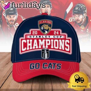 Florida Panthers 2024 NHL Stanley Cup Champs Go Cat Baseball Jersey