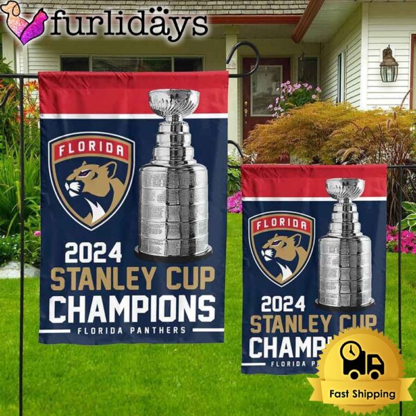 Florida Panthers 2024 Stanley Cup Champions Flag