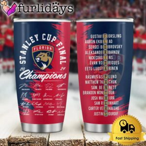 Florida Panthers 2024 Stanley Cup Final Champions Tumbler
