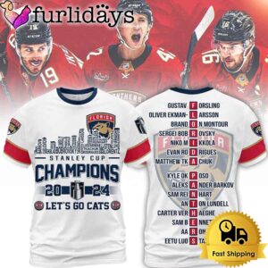 Florida Panthers Stanley Cup Champions Football Pride 2024 All Over Print T-Shirt