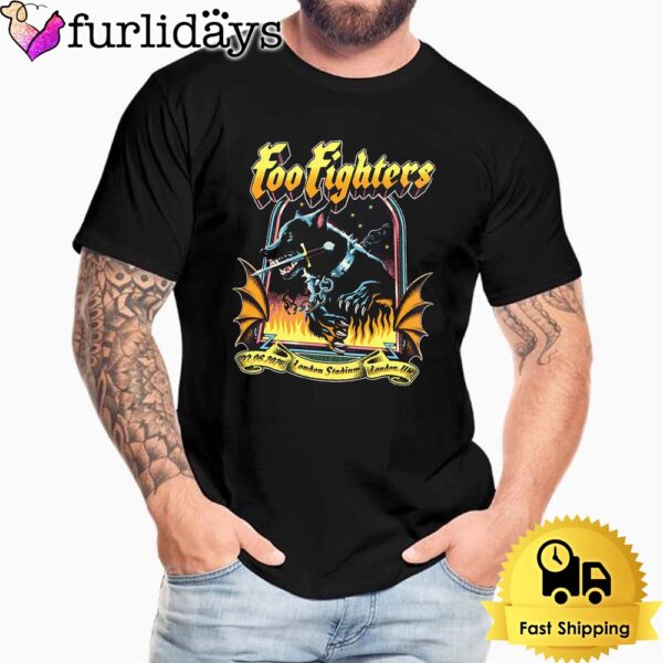 Foo Fighters Merch Poster For London UK Night Two Concert Unisex T-Shirt