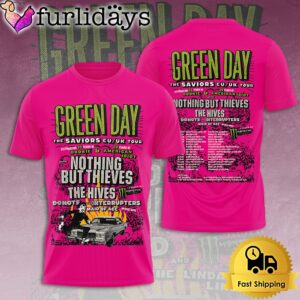 Green Day The Saviors EU UK Tour 2024 All Over Print T-Shirt