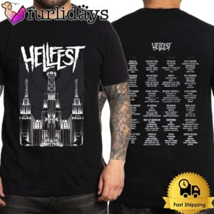 Hellfest Shockwave Merch Festival In Clisson France June 2024 Unisex T-Shirt