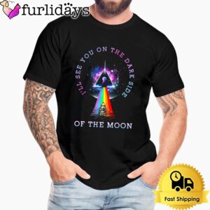 I’ll See You On The Dark Side Of The Moon Rock Band Vintage Unisex T-Shirt
