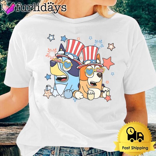 Independence Day Bluey Family Unisex T-Shirts