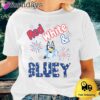 Independence Day Red White And Bluey Unisex T-Shirt