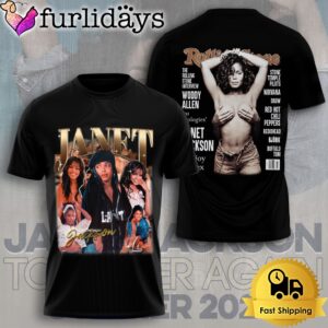Janet Jackson And The Rolling Stone Interview Summer 2024 All Over Print T-Shirt