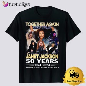 Janet Jackson Together Again 2024 Tour T-Shirt