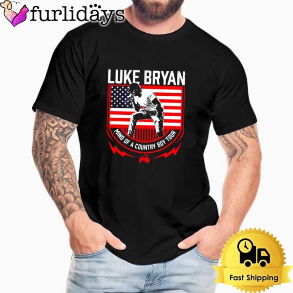 Luke Bryan Mind Of A Country Boy Tour Flag Unisex T-Shirt