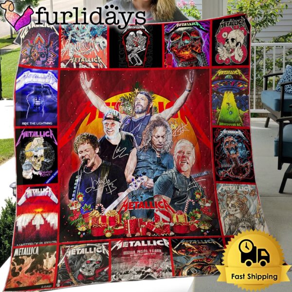 Metallica Band Masters Of Puppets Quilt Blanket