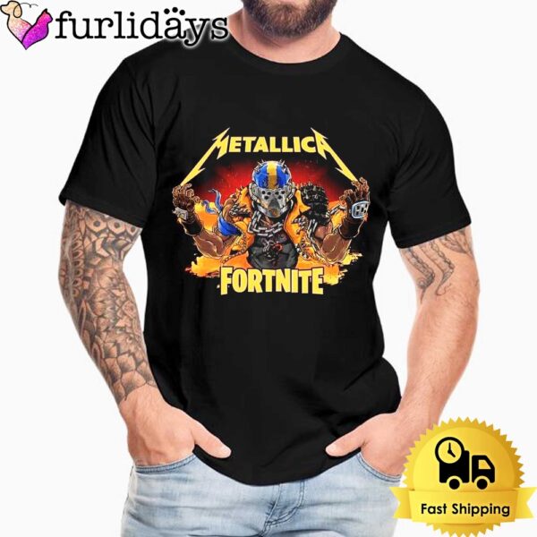 Metallica Collab With Fortnite Fury Merchandise Unisex T-Shirt