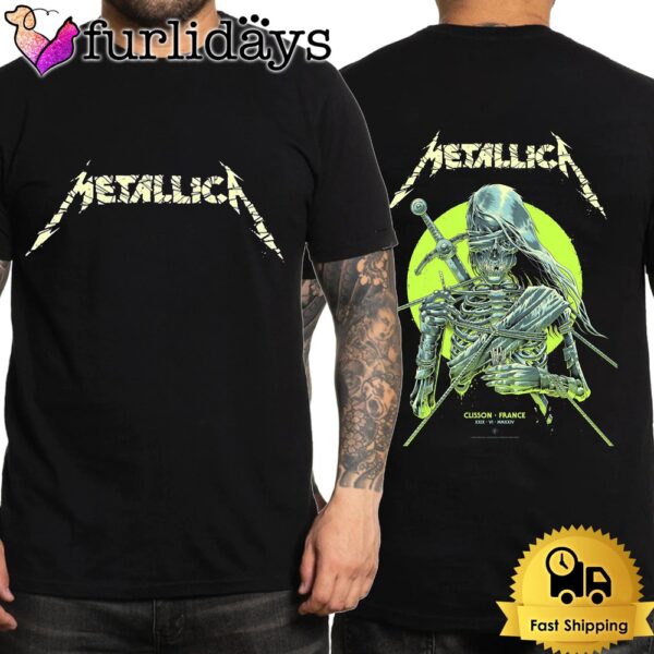 Metallica Event Limited Poster M72 Hellfest World Tour 2024 At Clisson France Unisex T-Shirt