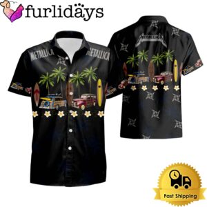Metallica Hawaii Hawaiian Shirt Fashion Tourism…