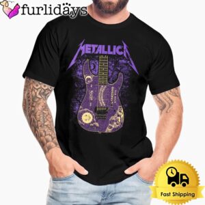 Metallica Kirk Hammett Purple Ouija Guitar…