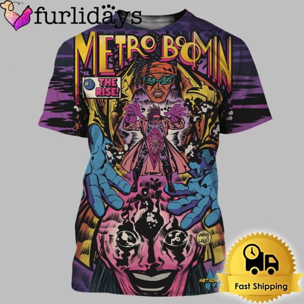 Metro Boomin The Metroverse The Rise Issues Cover Art All Over Print T-Shirt