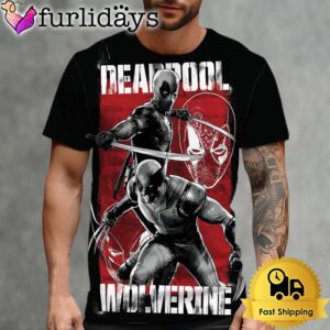New Art For Deadpool And Wolverine Gift For Fan All Over Print T-Shirt