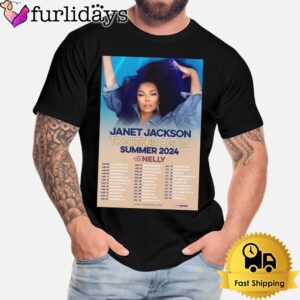 Official Janet Jackson 2024 Together Again Summer Tour Unisex T-Shirt