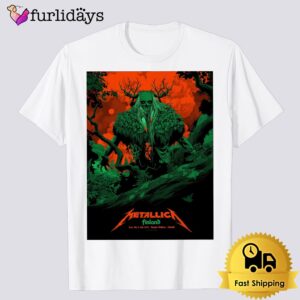 Official Metallica Finlandia M72 World Tour Poster At Olympic Stadium In Helsinki On June 7th And 9th 2024 Unisex T-Shirt