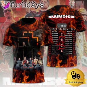 Rammstein Can’t Miss Europe Stadium Tour 2024 All Over Print T-Shirt