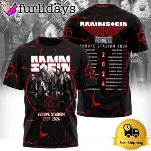Rammstein European Stadium Tournament 2024 All Over Print T-Shirt