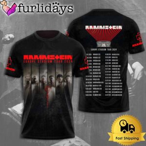 Rammstein Rock And Roll Europe Stadium Tour 2024 All Over Print T-Shirt