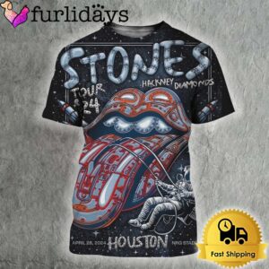 Rolling Stones Hackney Diamonds Tour 2024 3D Shirt