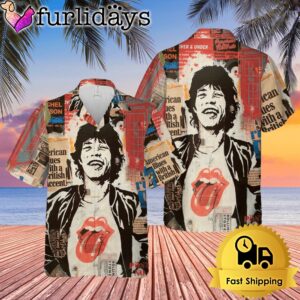 Rolling Stones Mick Jagger Art Hawaiian…