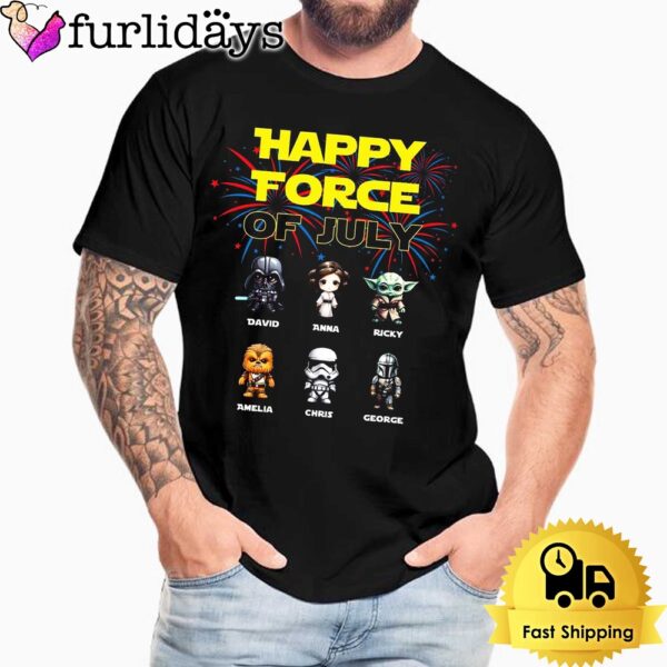 Star Wars Happy Force Of July Unisex T-Shirt
