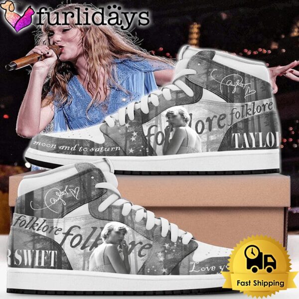 Taylor Swift Foklore Love You To The Moon And To Saturn Air Jordan 1 Shoes