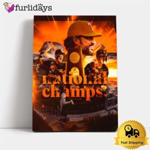 Tennessee Volunteers Wins The 2024 College World Series Title NCAA 2024 Division I Poster Canvas