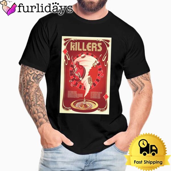 The Killers Rebel Diamonds Europe Tour On 2024 Poster T-Shirt